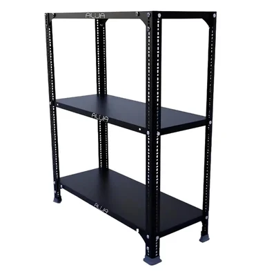Alija 36 x 29 x 12 Inch 3 Shelves Multipurpose Storage Rack (24 Gauge Shelves & 18 Gauge Angle)